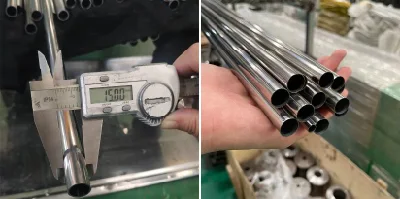 Cina fabbrica High Strength Vendita calda SS tubo 201 304 Tubo in acciaio inox 304L saldato/alluminio/carbonio/zincato/lega