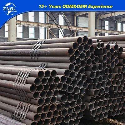 ASTM A36 A53 A192 Q235 Q235B 1045 4130 Sch40 zincato nero API 5L Gr. Tubi in acciaio al carbonio saldati senza saldatura di grado B Sch40s