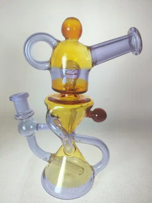 10 pollici originale tubo Recycle stile vetro fumo acqua Prezzo fabbrica tubi