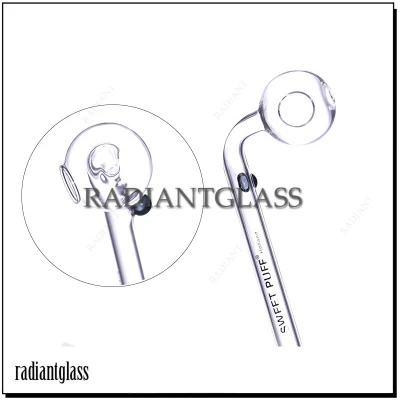 Vetro borosilicato ad alto contenuto di vetro tubo per bruciatore olio Sweet Puff Con spot colorato Hot Sell