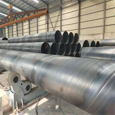 Sega SSAW per olio e gas ERW DIN 2458 St37.2/ St52.3 API-5L Line rivestimento tubazioni in acciaio al carbonio saldatura a spirale anticorrosione Elicoidale