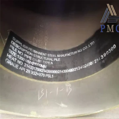 P235 P265 GH spessore parete pesante in acciaio al carbonio LSAW Tubo API/ ASTM A53 / ASTM A252 / As1163 / En10219 /JIS SS440/Skk440