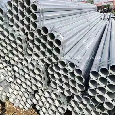ASTM A53 laminato a caldo serra zincata tubo in acciaio al carbonio Tubo in acciaio per ponteggi galvanizzato