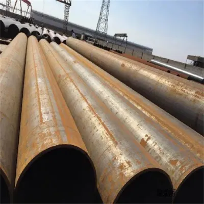 ASTM A53 ASTM A106 API 5L DIN 1629 ERW TUBO Tubo in acciaio nero saldato tubo olio e gas ERW Tubo di linea LSAW