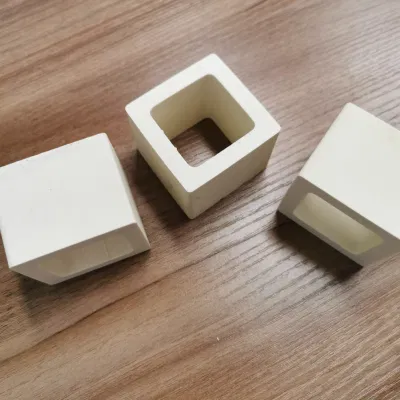 Elevata resistenza alle temperature personalizzata in ceramica cubica multifelare a basso coefficiente di espansione Forno forno forno tubo di supporto