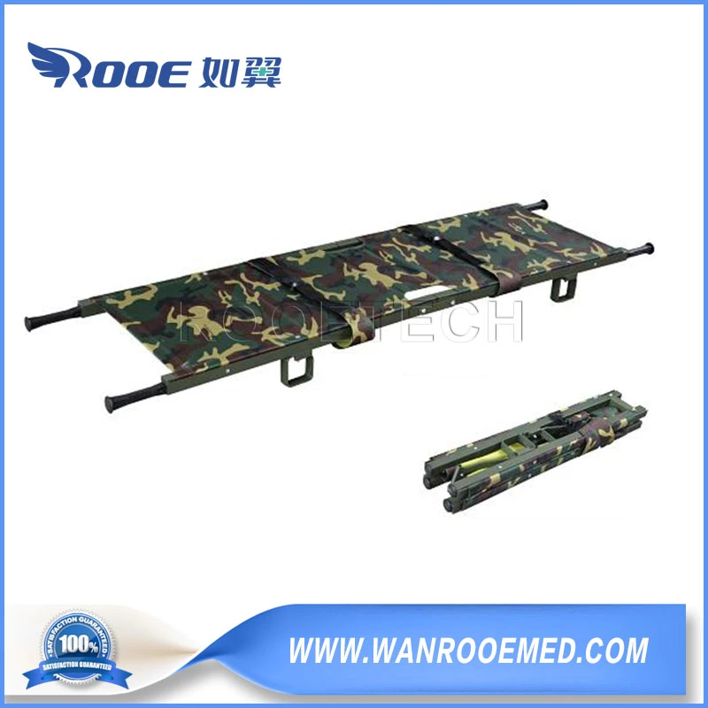 Tactical Field Aluminum Alloy Military Type Width/Length Collapsible Folded Transport Stretcher