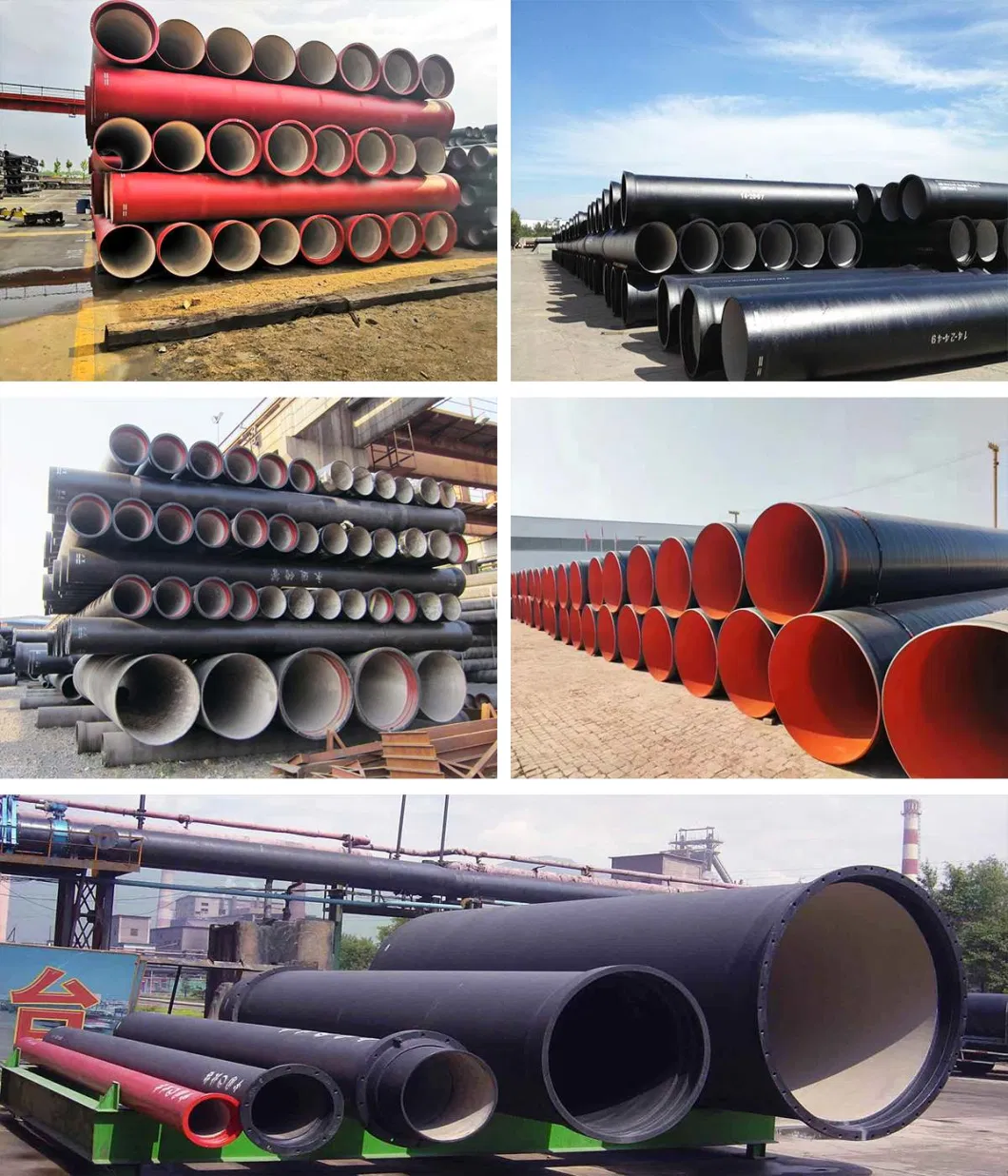 Factory Price ISO9001 ISO2531 En545 K9 K7 DN80 DN100 DN800 C30 C25 C40 Di Dci Steel Pipe 150mm 250mm 200mm 300mm 800mm Ductile Cast Iron Pipe for Water System
