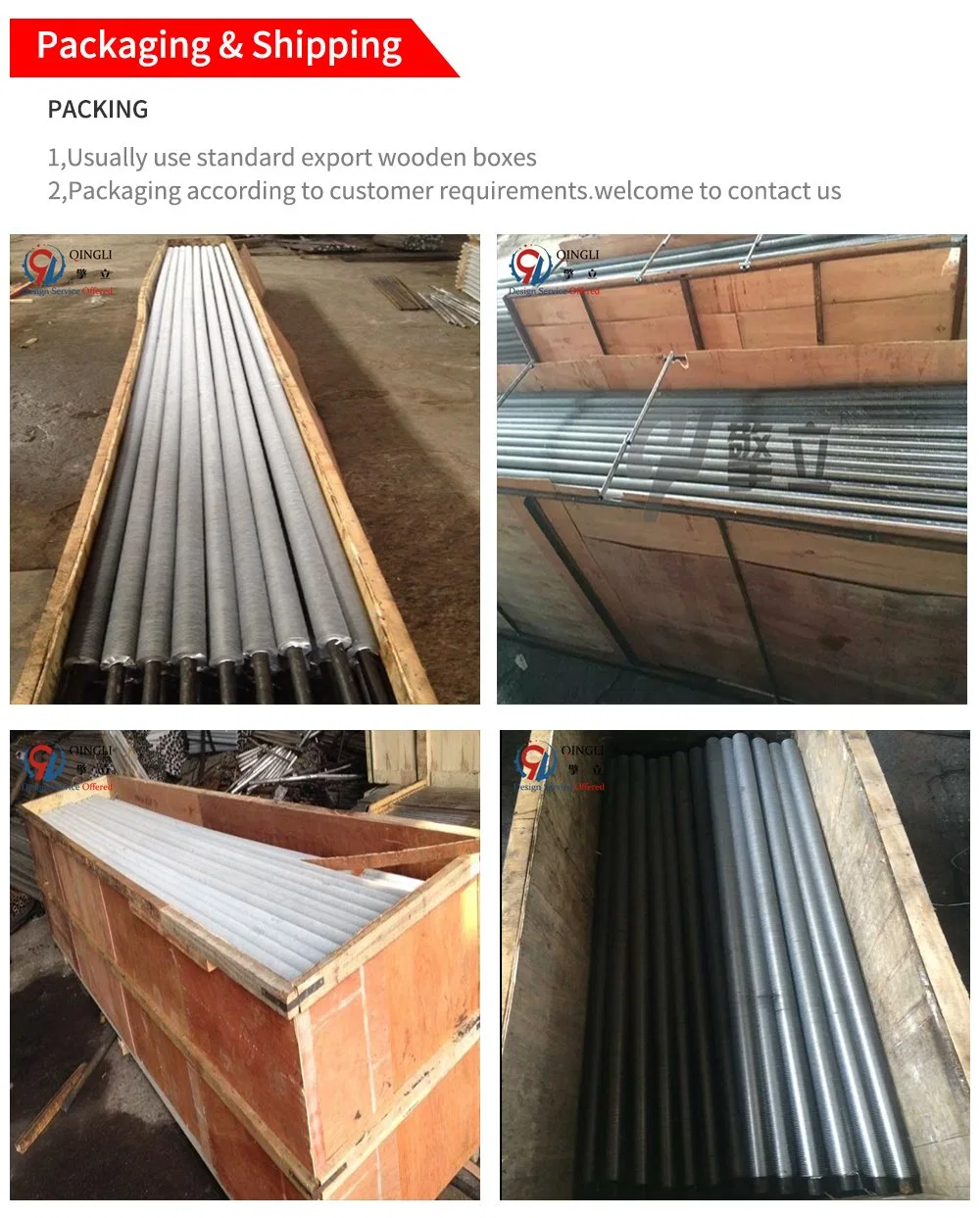 Spiral Copper Aluminum Extruded Finned Fin Tube for Heat Exchanger