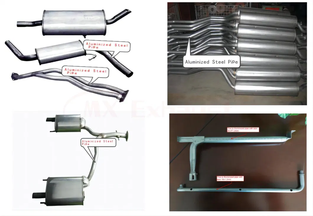 Professional Supplier for Dx53D/SA1d Aluminized Steel Pipe with Aluminum Coating As120 for Exhaust Muffler System