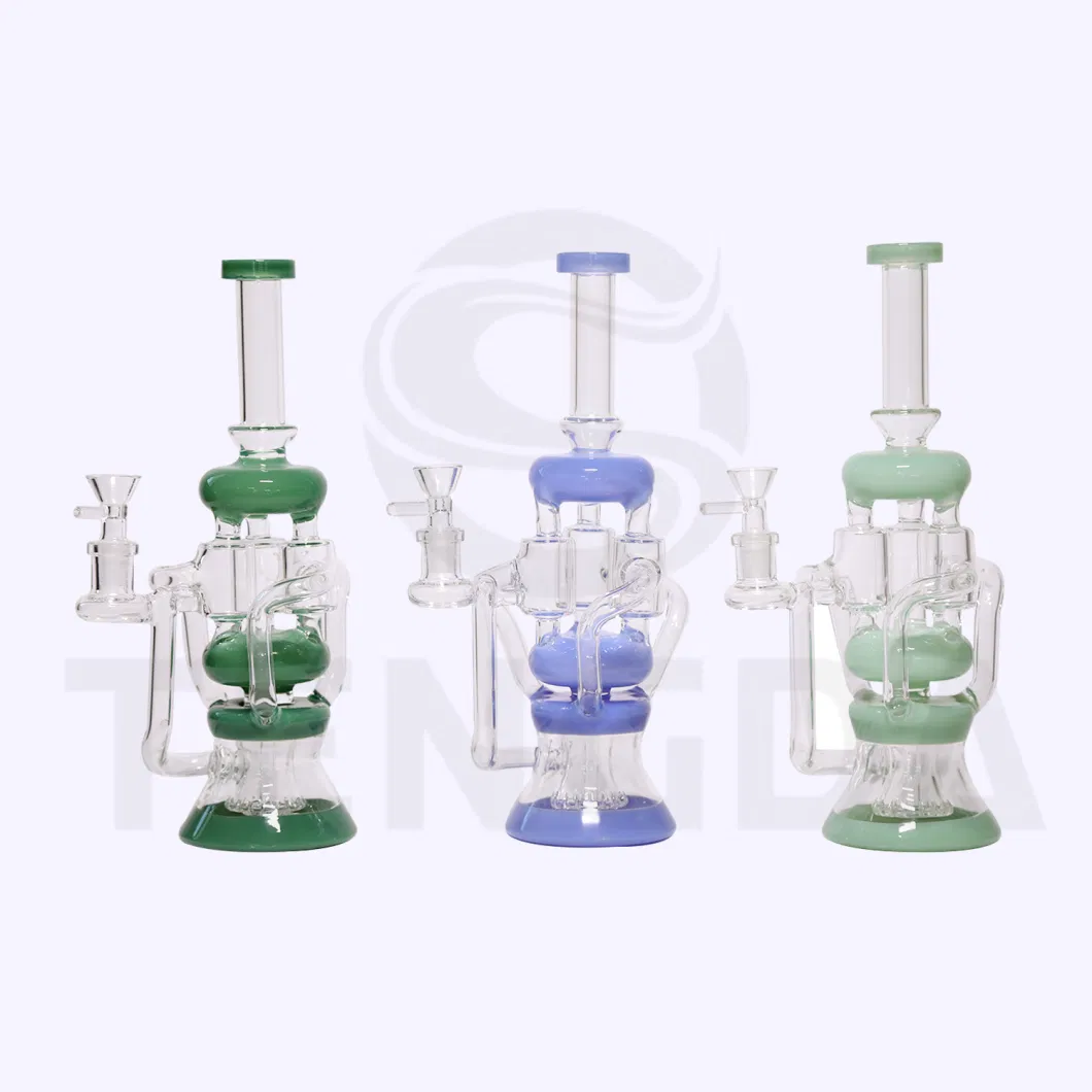 Recycle Style High Quality Glass Smoking Water Pipe Hot- Selling Factory Wholesale
