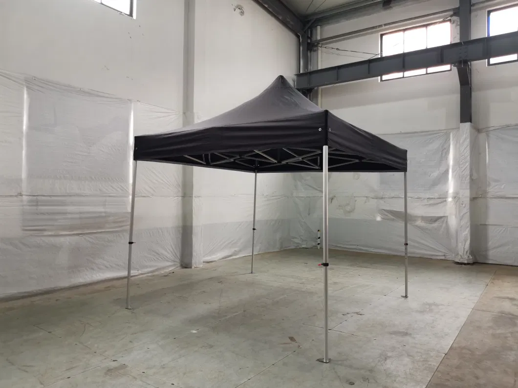 40mm Hexagonal Steel Frame Pop up Folding Gazebo Promotion Customized Trade Show Outdoor Canopy Popup Aluminum Folding Tent