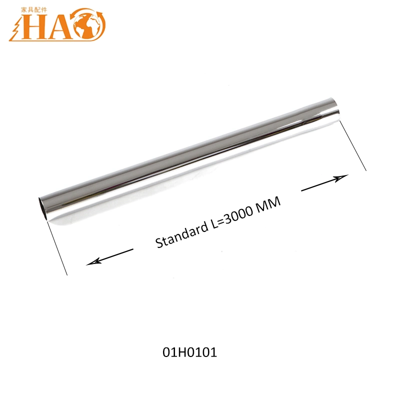 Chrome Plated Steel Tube Wardrobe Round Oval Bending Pipe