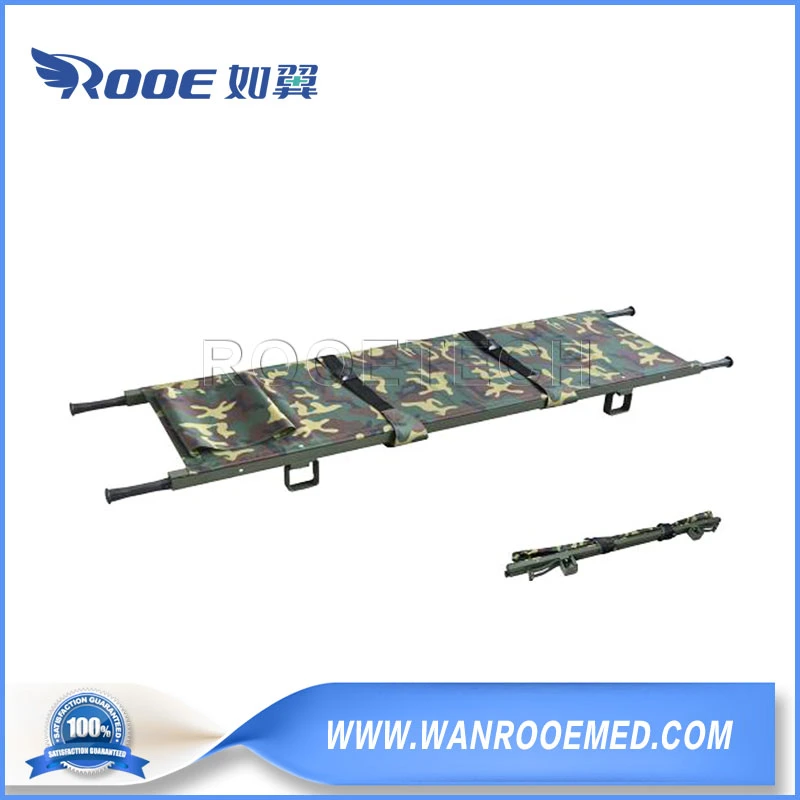 Tactical Field Aluminum Alloy Military Type Width/Length Collapsible Folded Transport Stretcher