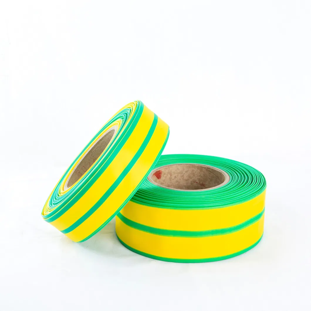 Environmental Protection Yellow and Green Heat Shrink Tube Insulation Anti-Corrosion Low Temperature Two-Color Heat Shrink Tube