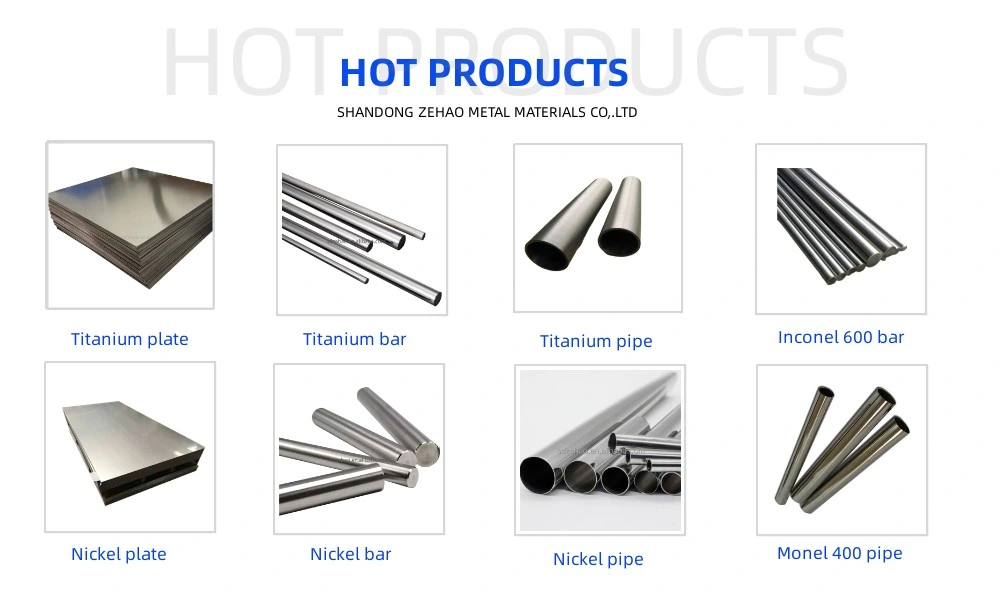 Used Chemical Industry Mechanical Equipment Corrosion and High Temperature Resistant Seamless Titanium Alloy Tube