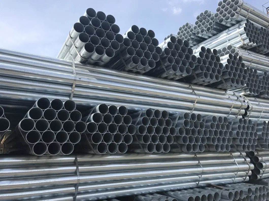 18 Gauge 1 Inch 2 Inch ASTM A106 Grb Pre-Galvanized Steel Round Pipe /Iron Pipe Galvanized Steel Tube