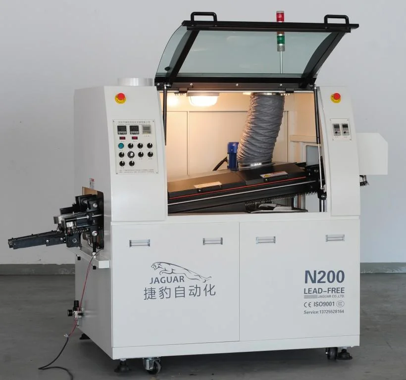 Low Solder Tin Quantity Lead Free Wave Soldering Machine for DIP Production Line