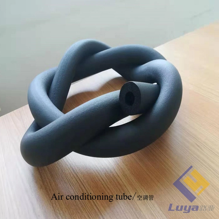 China Factory Price OEM Building Elastomeric NBR PVC Rubber Foam Pipe for Air Conditioning /Tube/ Cold Media Copper Pipe Insulation