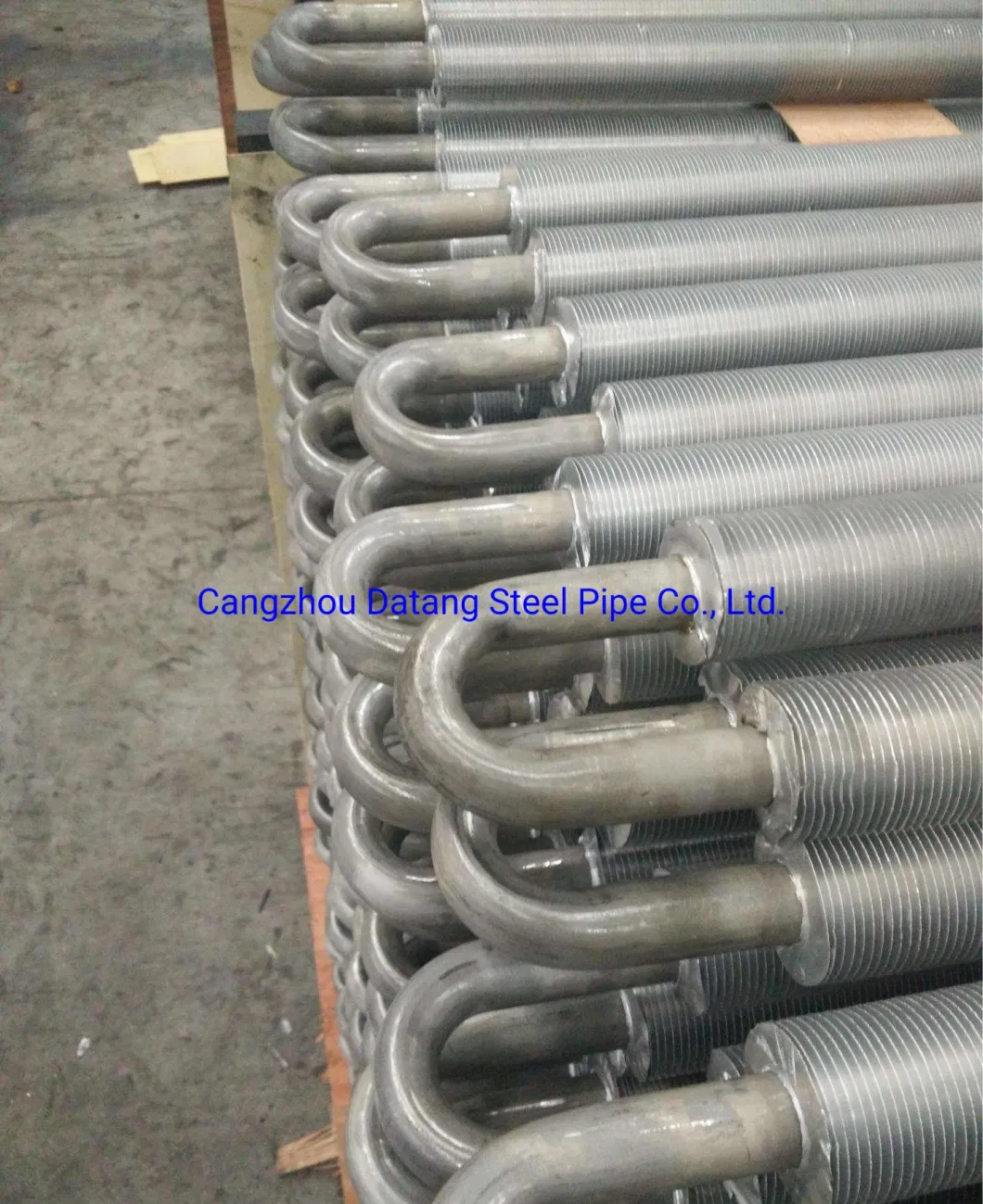 China High Frequency Welded Helical Fin Tube ASME SA210 A1 C, Alloy Steel Fin Pipe for High Temperture and Pressure