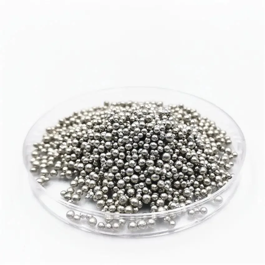 0.2-6mm Vanadium Aluminum Alloy Silver Bismuth Lead Tin Alloy Pellets