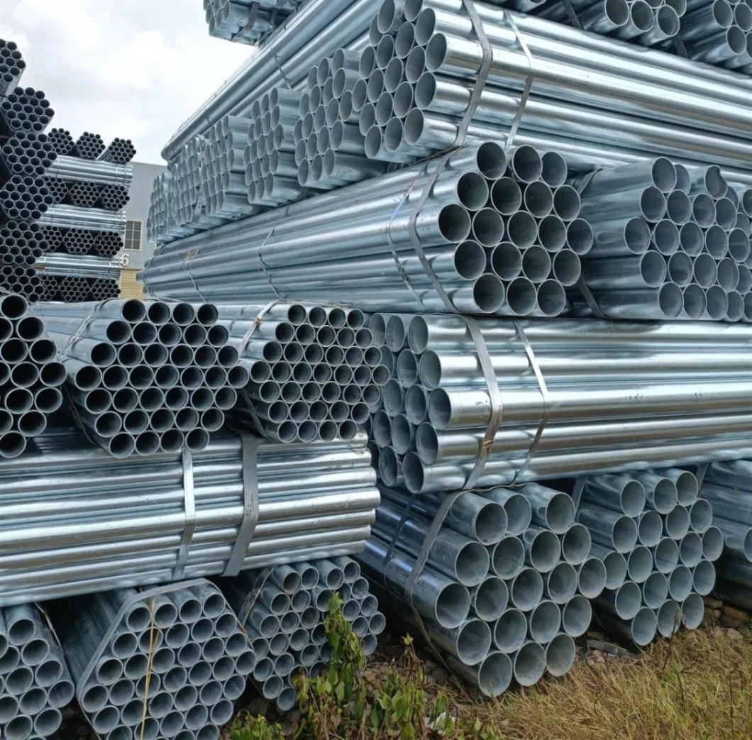 Dx51d DN15 DN20 HDG Hot Dipped Galvanized Steel Tube for Building Materials