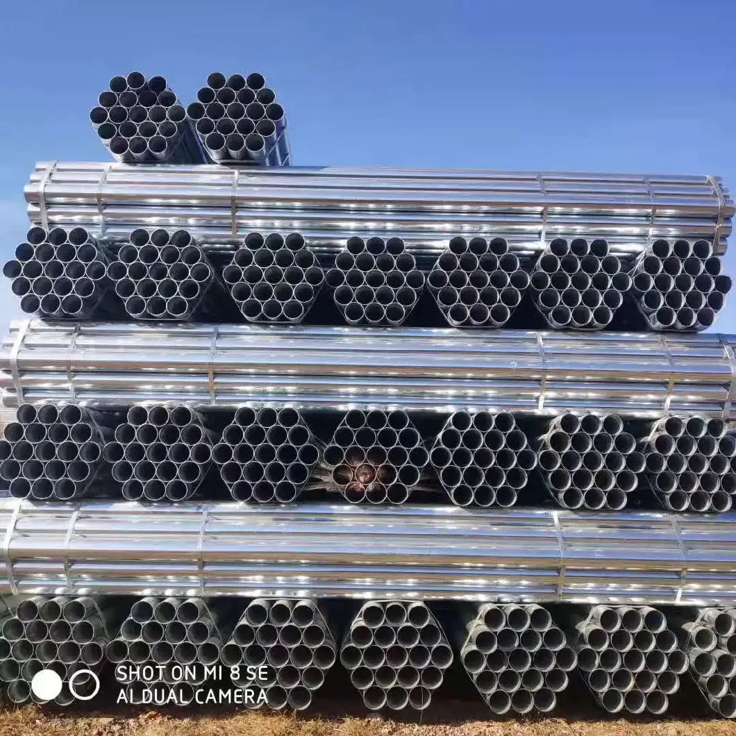 Dx51d DN15 DN20 HDG Hot Dipped Galvanized Steel Tube for Building Materials