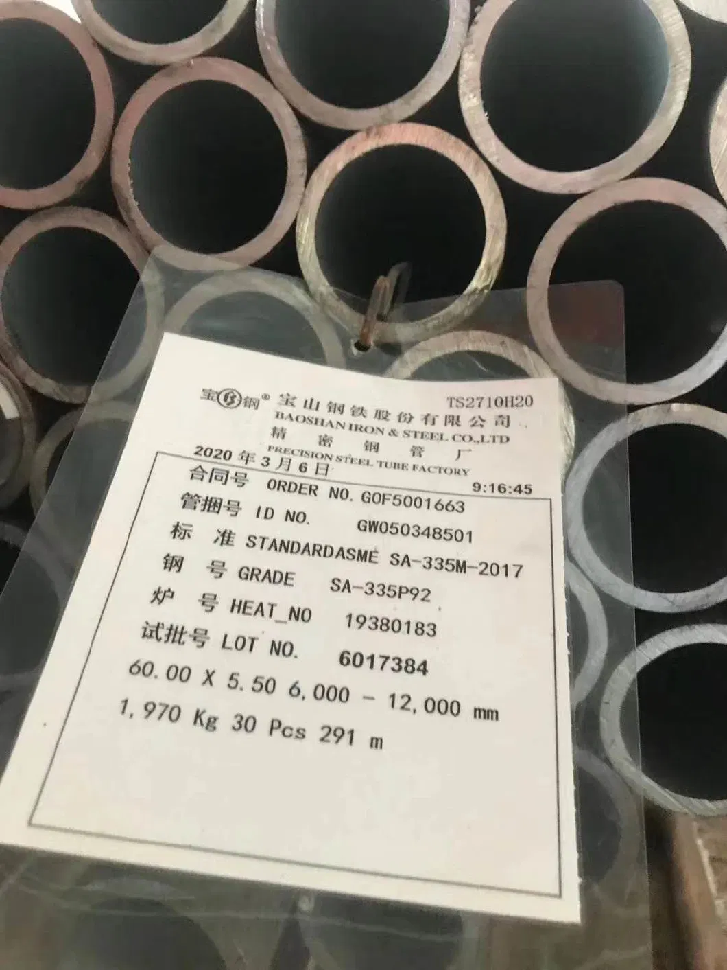 ASTM A335 P91 Alloy Steel Pipe Cold Drawn T91 Alloy Steel Tube