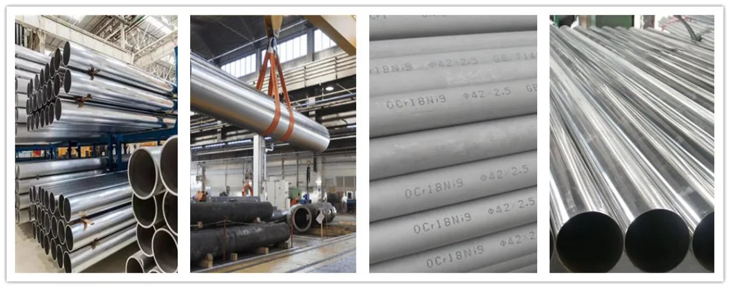 SUS 402 201 304L 316L 410s 430 Seamless Stainless Steel Metal Pipe Gas and Petroleum Production