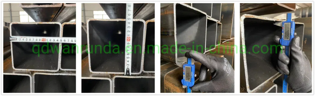 Material Grade Q355b Square Pipe Size 150X150X5mm X Length 6000mm Anti-Rust Oiled Surface