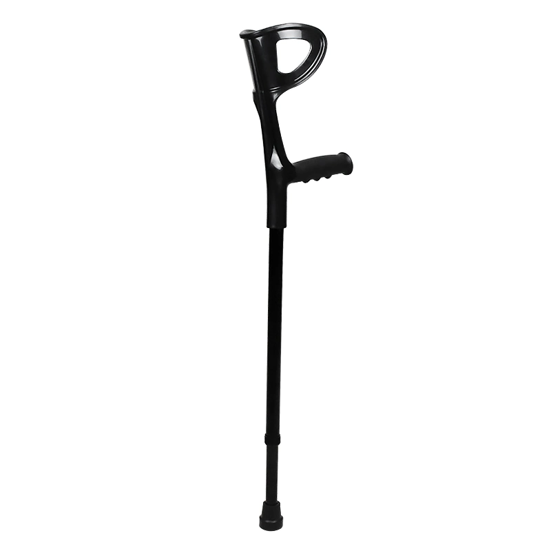 New Arrival Medical Equipment Walking Stick Adjustable Aluminum Elbow Crutch for Disability Injury