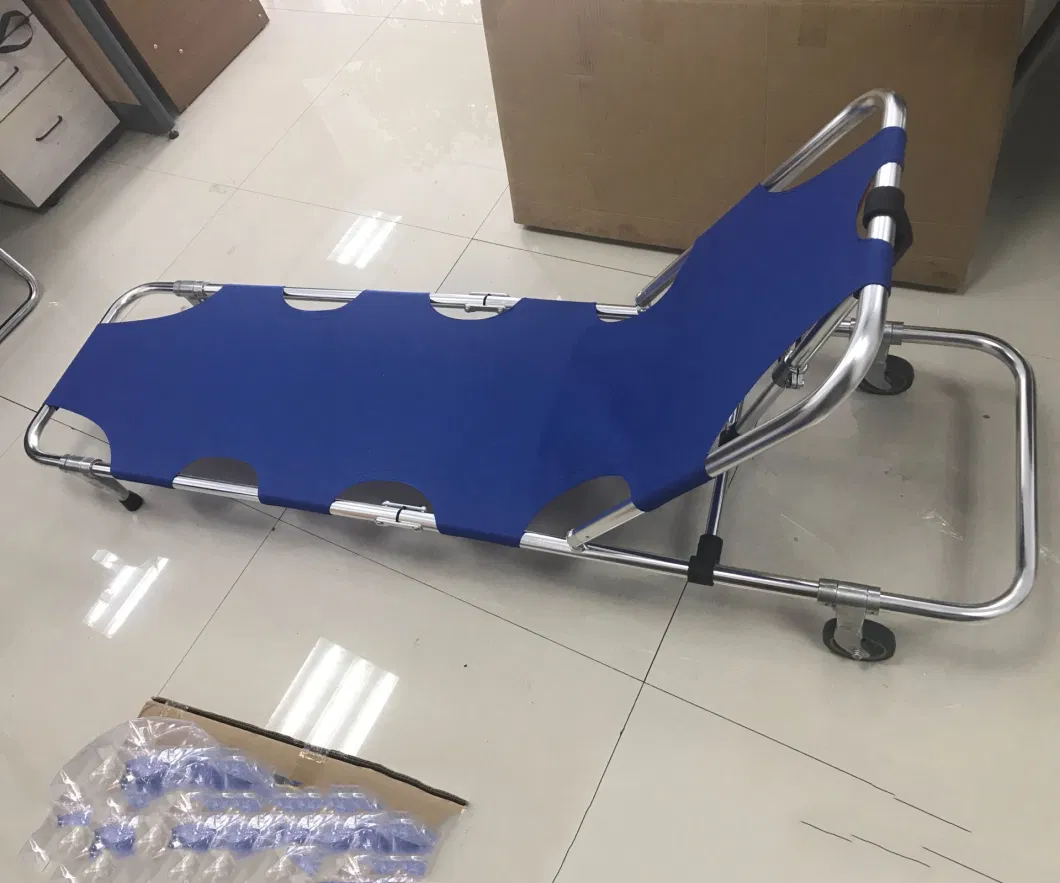 M-F1a2 Aluminum Alloy Army Medical Used Folding Stretcher for Rescue