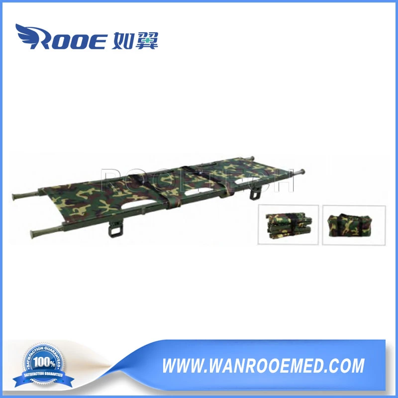 Tactical Field Aluminum Alloy Military Type Width/Length Collapsible Folded Transport Stretcher