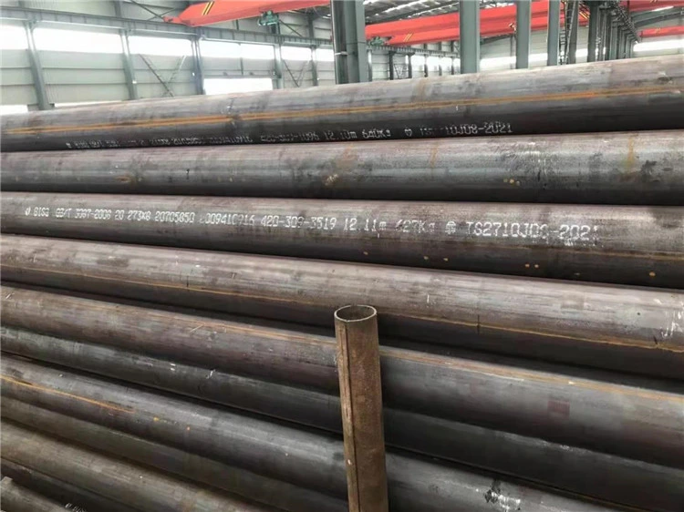 ASTM A36 A53 A192 Q235 Q235B 1045 4130 Sch40 10mm 60mm Carbon Steel Construction Pipe Tube for Oil and Gas Pipeline Construction