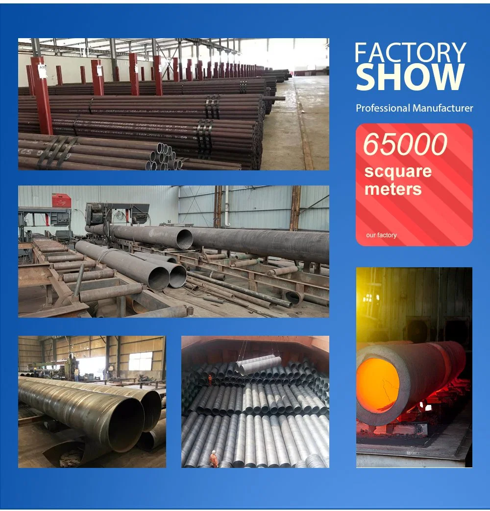 Sch40 Ms Steel Pipe High Temperature Standard Specification ASTM A106 A53 Seamless Carbon Steel Pipe