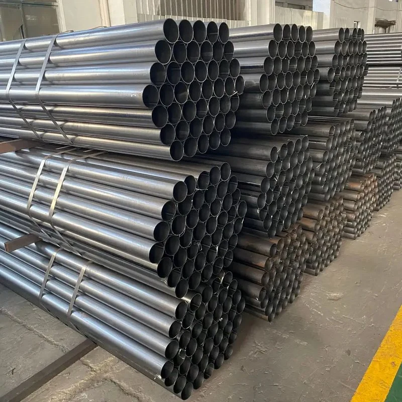 2023 Top Sales GB/T 3091-2015 1/2 Inch to 8 Inch Welded Black Round Steel Pipe for Low-Pressure Fluid Transportation