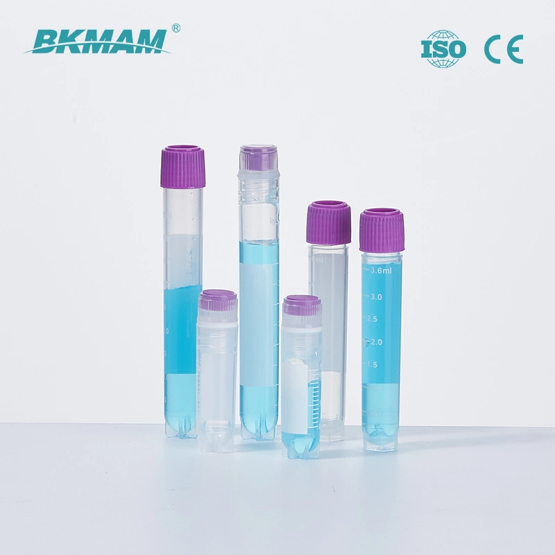 Ultra-Low Temperature Cryo Tubes 2ml 3ml 4ml 5ml Cryovials for Cells and Viruses Cryopreservation High Quality Cryogenic Tube Manufacturer