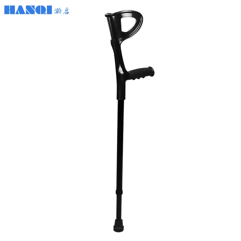 New Arrival Medical Equipment Walking Stick Adjustable Aluminum Elbow Crutch for Disability Injury