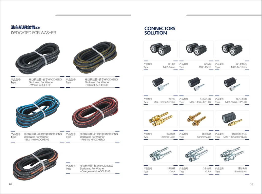 High Pressure Steel Wirerubber Hose for Machinery