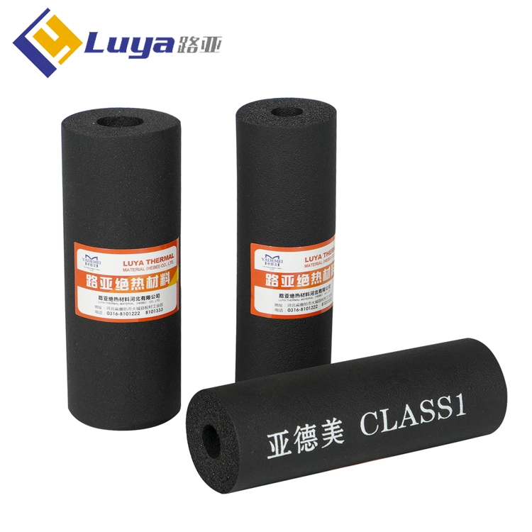 China Factory Price OEM Building Elastomeric NBR PVC Rubber Foam Pipe for Air Conditioning /Tube/ Cold Media Copper Pipe Insulation