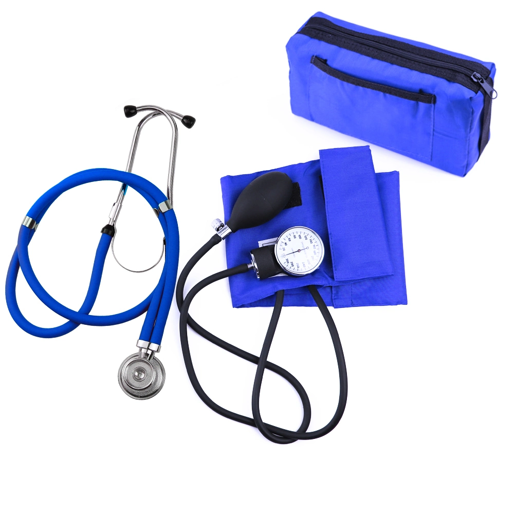 Blood Pressure Monitor Aneroid Sphygmomanometer with Dual Head Stethoscope