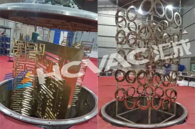 Hcvac Мебель из нержавеющей стали машина PVD покрытие / PVD Chrome Завод по обшивке