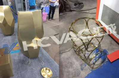 Hcvac Мебель из нержавеющей стали машина PVD покрытие / PVD Chrome Завод по обшивке