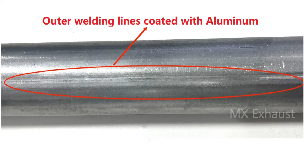 Professional Supplier for Dx53D/SA1d Aluminized Steel Pipe with Aluminum Coating As120 for Exhaust Muffler System