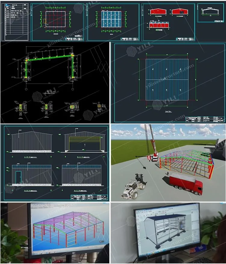 Steel Frame Industrial Steel Structure Building Workshop Plant