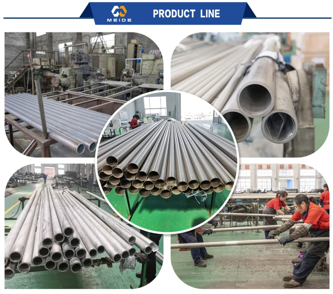 Thin-Walled Corrosion-Resistant Titanium Tube ASTM/Gr2/Gr7/Gr5 Seamless Titanium Alloy Pipe for Chemical Production