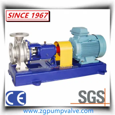 Titanium Stainless Steel SS304 SS316 SS316L Duplex Stainless Steel 2205 2507 Anti-Corrosion Hz Series Centrifugal Chemical Process Pump for Alkali Soda Industry