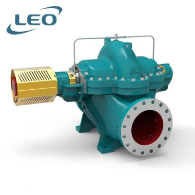 Leo Industrial Electric High Pressure Horizontal Single Stage Double Suction Centrifugal Water Pump for Farmland Irrigation