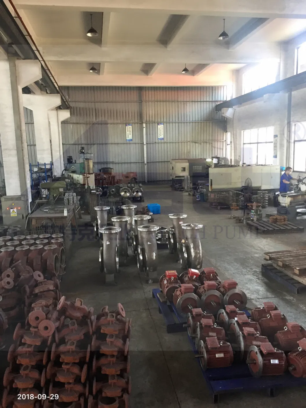 Horizontal Single Stage Suction Stainless Steel Inox Centrifugal Pump Dzas65-40-200/5.5 for Chilled Water Circulation Duplex Steel Corrosion Resistance Cnp