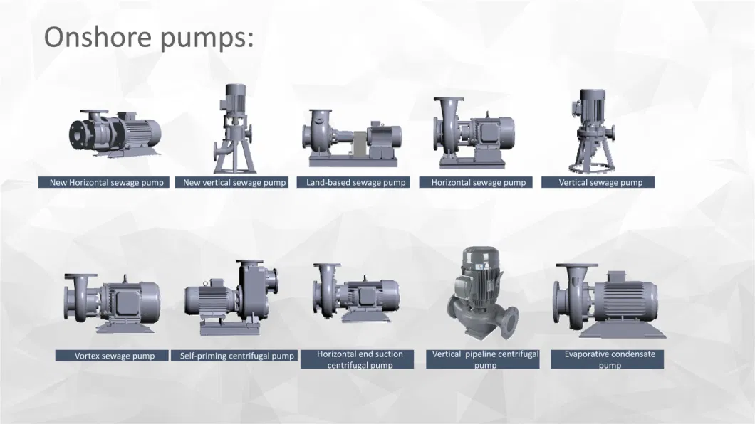 Self Priming Centrifugal Pump Wastewater Treatment Water Purification Surface Pump Water Supply