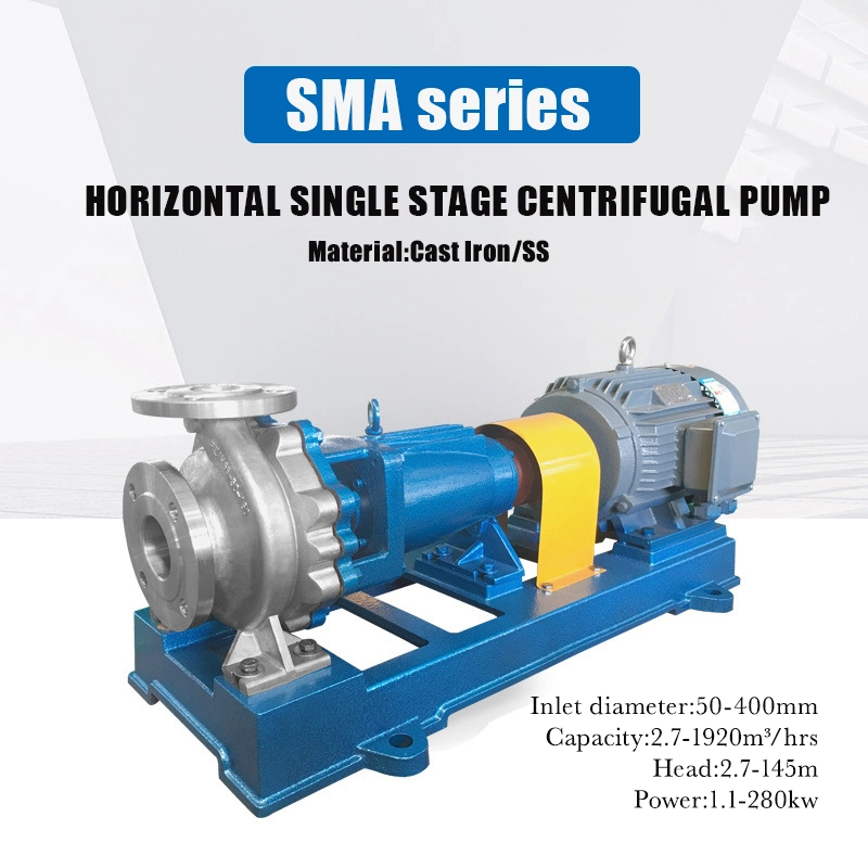 Industrial Electric Horizontal Single Stage End Suction Centrifugal Water Pump for Fire Fighting System